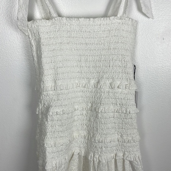 NWT ASTR Smocket Eyelet Midi Dress - Picture 5 of 10